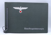 Auktion 340 / Los 7043 <br>Album- Meine Kriegserinnerungen, 62 Fotos, 2 davon Göring, Norwegenfeldzug, Soldatenfotos etc.