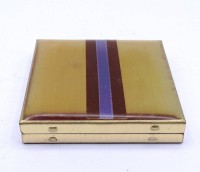 Auktion 500015 / Los  <br>kleine Metallschachtel für Bilder B. 3,8 cm H. 0,8 cm
