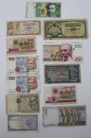 Los 6051 <br>12x div. Banknoten, Alle Welt