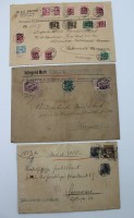 Los 6052 <br>3x alte Wertbriefe mit Siegeln