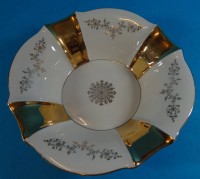 Auktion 500014 / Los  <br>Schale "alka", Goldstaffage, H-5 cm, D-20 cm