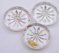 Auktion 500014 / Los  <br>3x kl. Kerzenhalter, D. 5,0cm