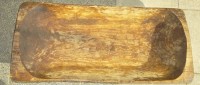 Auktion 500014 / Los  <br>kl. alte Holzmolle, Altersspuren, Reste von Wurmbefall