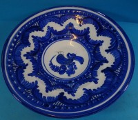 Los  <br>grosse Schale Blaumalerei RDNI DK ?, H-6,5 cm, D-30 cm