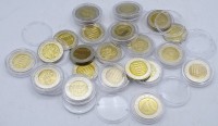 Auktion 500014 / Los  <br>Konvolut Probe Münzen aus aller Welt tw. mit Kapsel