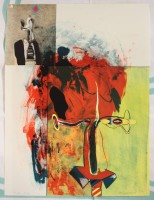 Auktion 340 / Los 5029 <br>Allen Jones (1937), Fablithographie, ungerahmt, BG 64,3 x 48cm, o.l. kl. Beschädigung