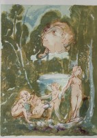 Auktion 340 / Los 5030 <br>Heinrich RICHTER (1920-2007), Das Spiel Der Venus, Farblithographie, ungerahmt, BG 65 x 50cm.