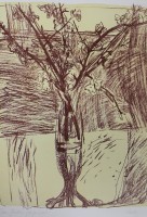 Los 5040 <br>Hannes Gruber (1928-2016), Stilleben, Farblithographie, ungerahmt, BG 75,5 x 56,5cm, Für Frau Zürcher