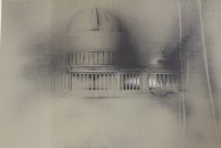Los 5048 <br>Peter PAUL (1943-2013), Gebäude, Farblithographie, signiert, ungerahmt, BG 63 x 84,5cm, Für Frau Zürcher