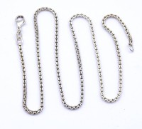 Auktion 500014 / Los  <br>Halskette, Silber 925/000, L. 46cm, 8,0g.