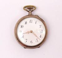 Los  <br>Damen Taschenuhr, mechanisch, Werk läuft, D. 31,2mm