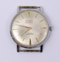 Auktion 500014 / Los  <br>Herren Armbanduhr "Rendex", D. 34,1mm, mechanisch, Werk steht