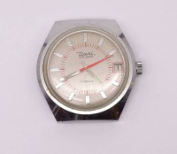 Auktion 500014 / Los  <br>Herren Armbanduhr "Diehl" Compact, mechanisch, Werk steht, D. 35,0x36,6mm