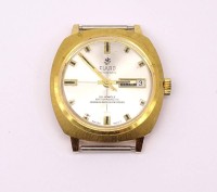 Auktion 500014 / Los  <br>Herren Armbanduhr "Claro", automatikwerk, Werk läuft, Gehäuse 37,5x36,5mm