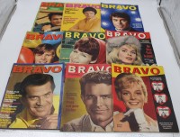 Auktion 340 / Los 3041 <br>9x div. Ausgaben der "Bravo" aus den 60er Jahren, teilw. Gebrauchsspuren