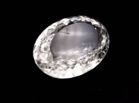 Auktion 341 / Los 1014 <br>Bergkristall, 82,4ct., 32,8x23,8x15,7mm