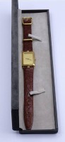 Auktion 341 / Los 2003 <br>Armbanduhr "Zitura", Feingoldbarren im Zifferblatt, 1g 999/000, Quartzwerk, Gehäuse 21x28mm, Funktion nicht überprüft