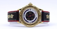 Auktion 341 / Los 2005 <br>Herren Armbanduhr "Michel Jordi", Quartzwerk, D. 39mm, Funktion nicht überprüft