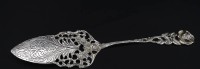 Auktion 341 / Los 11028 <br>Tortenheber Hildesheimer Rose in Silber, Punziert Antik 0,800 , L. 19,8 cm , 42,0 g
