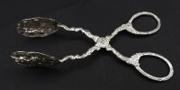 Los 11036 <br>Gebäckzange Silber Hildesheimer Rose , L. 11,5 cm , 22,8 g
