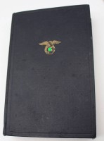 Auktion 341 / Los 7017 <br>Adolf Hitler "Mein Kampf" 1938, blaue Ausgabe, Vorsatzseite mit Widmung, Alters-u.Gebrauchsspuren