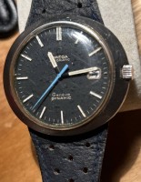 Auktion 341 / Los 2046 <br>Automatik Uhr "Omega" Geneve Dynamic, Werk läuft, Zeiger lassen sich nicht einstellen??, wohl Kaliber 752, 41 x 36 mm, um 1970
