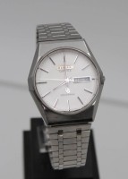 Los 2051 <br>Herren-Armbanduhr, Citizen Crystron, Quartz, Tragespuren, Funktion nicht geprüft, D-3,5cm.