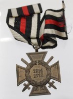 Auktion 341 / Los 7025 <br>Kriegsteilnehmer-Kreuz am Band