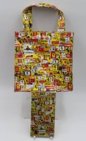 Los 13001 <br>Tasche und Stifte, Ferrari Merchendise, Tascher 36 x 23cm.