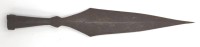 Los 15034 <br>alte Speerspitze, Schmiedeeisen, wohl Nordafrika, alter?, L-41,8cm.