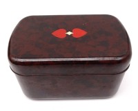 Los 15043 <br>Kaffeebehälter aus Kunststoff beschrieben Kaffee Hag , Maße : 13 x 9 x 7,5 cm