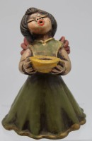 Los 9013 <br>Bozner-Kerzenengel, Thun, H-18cm.