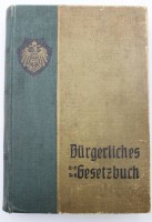 Auktion 341 / Los 3016 <br>Das Bürgerliche Gesetzbuch nebst  Ein-u. Ausführunsgesetzen mit ausführlichen Kommentaren, Berlin 1900