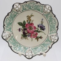 Los 8050 <br>kl. Schale, Rosenthal, um 1930, florales Dekor, D-16cm.