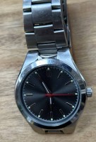 Los  <br>Quartz HAU "Osco Design" mit Metallband,neuwertig