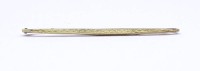 Auktion 341 / Los 1323 <br>Stabbrosche, GG 585/000, L. 5,3cm, 1,3g.