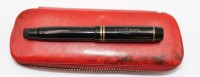 Los 16059 <br>Montblanc, Nr.332, Kolbenfüller, schwarz, 1948-1950, guter Zustand