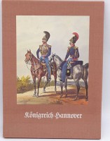 Auktion 341 / Los 5025 <br>Kunstmappe "Königreich Hasnnover" Uniformen, Lithografien