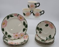 Los 9041 <br>12x Serviceteile, Villeroy &amp; Boch, Wildrose, 3x Tassen, 5x U.T. (4x beschädigt) 4x Kuchenteller (2x beschädigt)