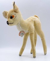 Auktion 341 / Los 12028 <br>Bambi "Steiff", Knopf und Restfahne, H. 21cm