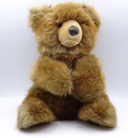 Auktion 341 / Los 12032 <br>"Steiff" Teddy , Knopf und Fahne, H. 25cm