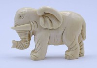Los 15553 <br>Bein Elefant, Netzuke?, 4,5x3,0cm