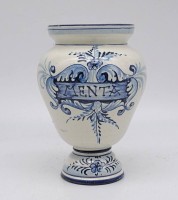 Los 9056 <br>Apothekengefäß "Menta", H. 17cm
