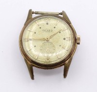 Auktion 342 / Los 2049 <br>Armbanduhr "Pesag" , mechanisch, Werk steht, D. 32,7mm, ohne Band, Alters- und Gebrauchsspuren, Krone ohne Funktion