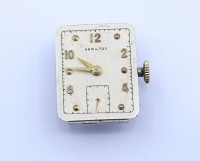 Auktion 342 / Los 2054 <br>Uhrenwerk "Hamilton", 982, mechanisch, Werk läuft, 24x19mm