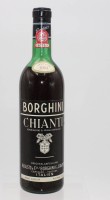 Auktion 342 / Los 15026 <br>Weinflasche, Borghini Chianti 1964