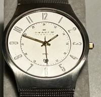 Auktion 342 / Los 2059 <br>Skagen Quartz Armbanduhrm Slimline, 233xLSGS, orig. Band, sehr guter Zustand