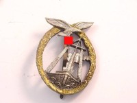 Auktion 342 / Los 7026 <br>Sammlernachlass: Seekampfabzeichen der Luftwaffe, ohne Hersteller , (ungeprüft)