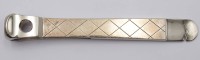 Auktion 342 / Los 11036 <br>Zigarrenschneider, 925er Griffschalen, Dänemark, defekt, L-15,5cm.