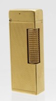 Auktion 342 / Los 16016 <br>Feuerzeug "DUNHILL", goldfarben, Gebrauchsspuren, L-6,5cm.